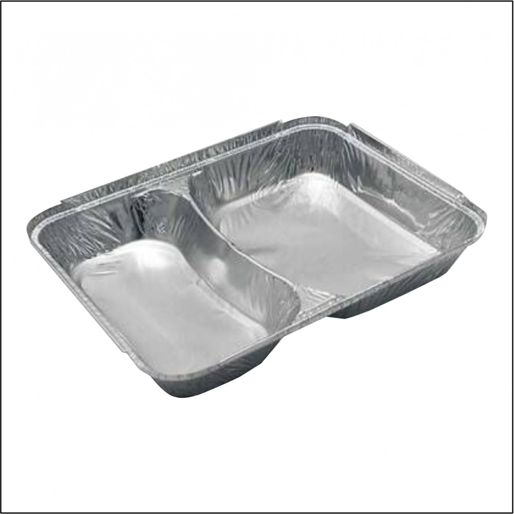 Alüminyum Yemek Kabı 2 Bölmeli