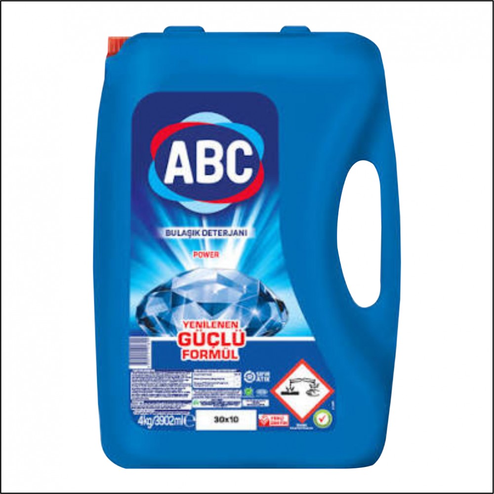 Abc Sıvı Bulaşık Deterjanı Power - 4Kg