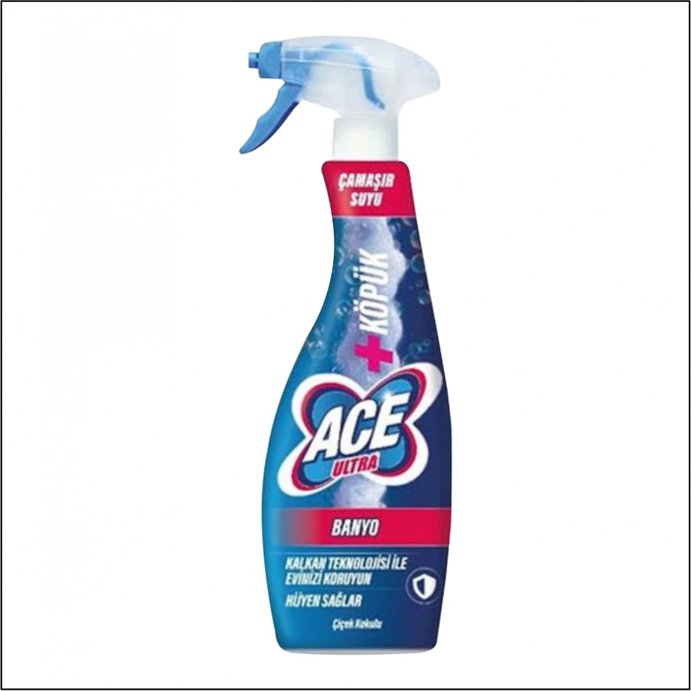 Ace Ultra Çamaşır Suyu Köpük Banyo Çiçek Kokulu 