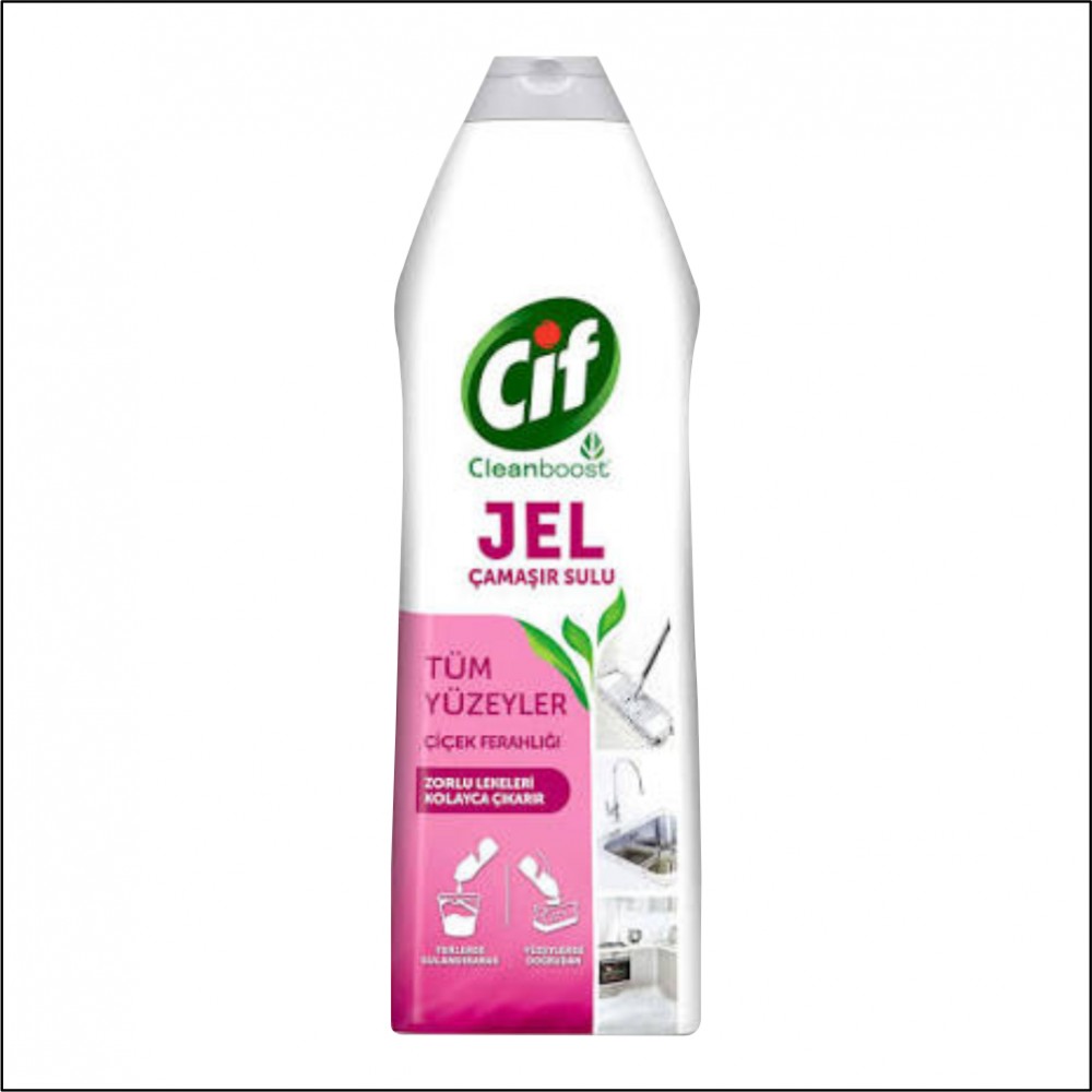 Cif Jel Çamaşır Sulu Tüm Yüzeyler Çiçek Ferahlığı