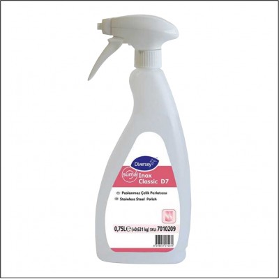 Diversey Paslanmaz Çelik Parlatıcısı D7 - 750ml 