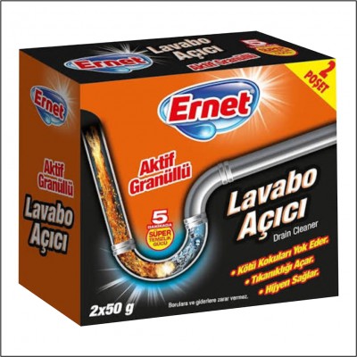 Ernet Aktif Granüllü Lavabo Açıcı
