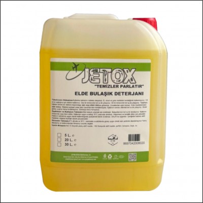Jetox Elde Bulaşık Deterjanı Limon Kokulu - 5/20/30 Kg 