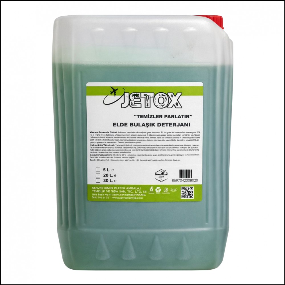 Jetox Elde Bulaşık Deterjanı - 5/20/30Kg
