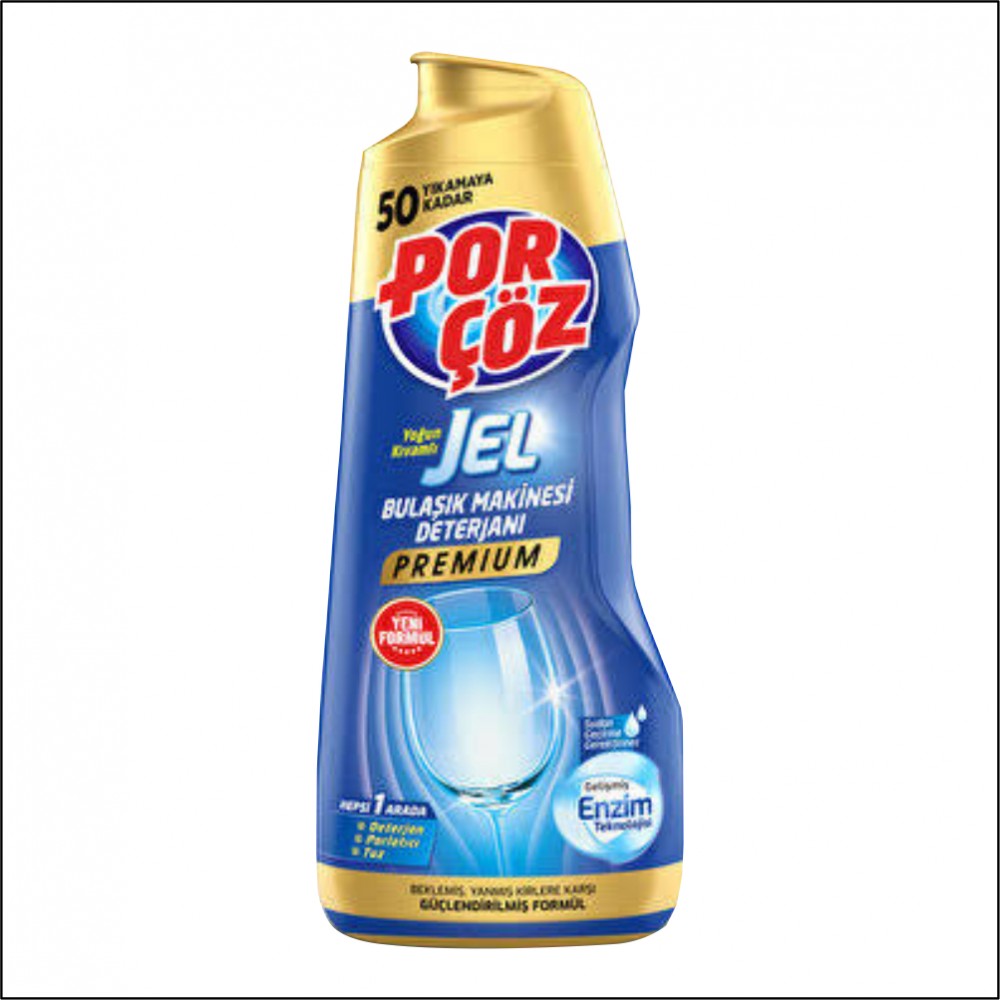 Porçöz Premium Bulaşık Makina Deterjanı Yağçöz Kıvamlı Jel 