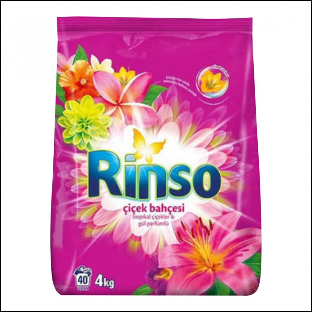 Rinso Toz Deterjan Çiçek Bahçesi - 4Kg