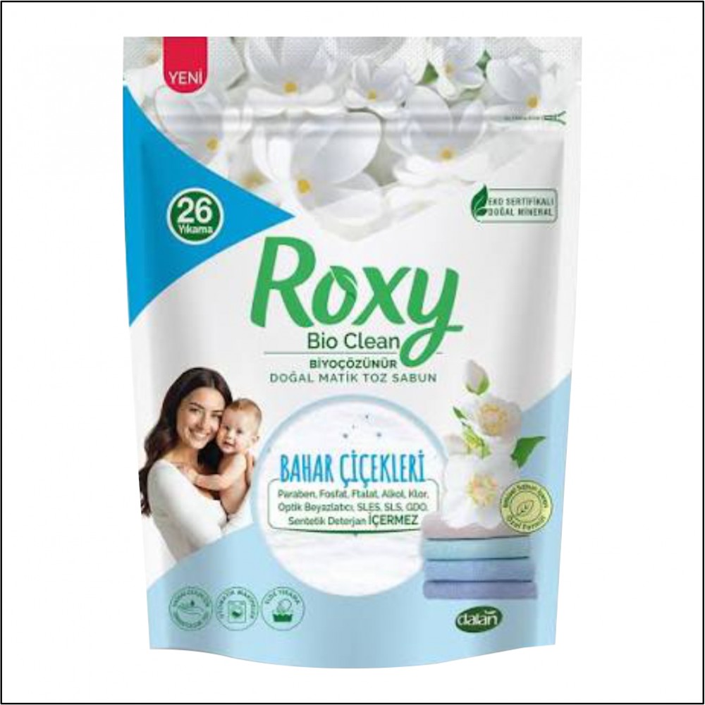 Roxy Doğal Matik Toz Sabun Bahar Çiçekleri 
