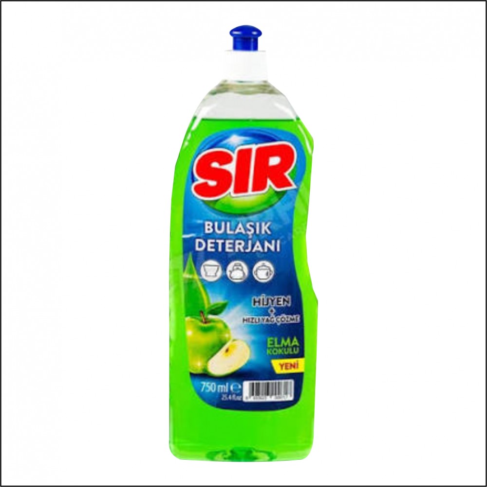Sır Sıvı Elde Bulaşık Deterjanı Elma Kokulu - 750ml