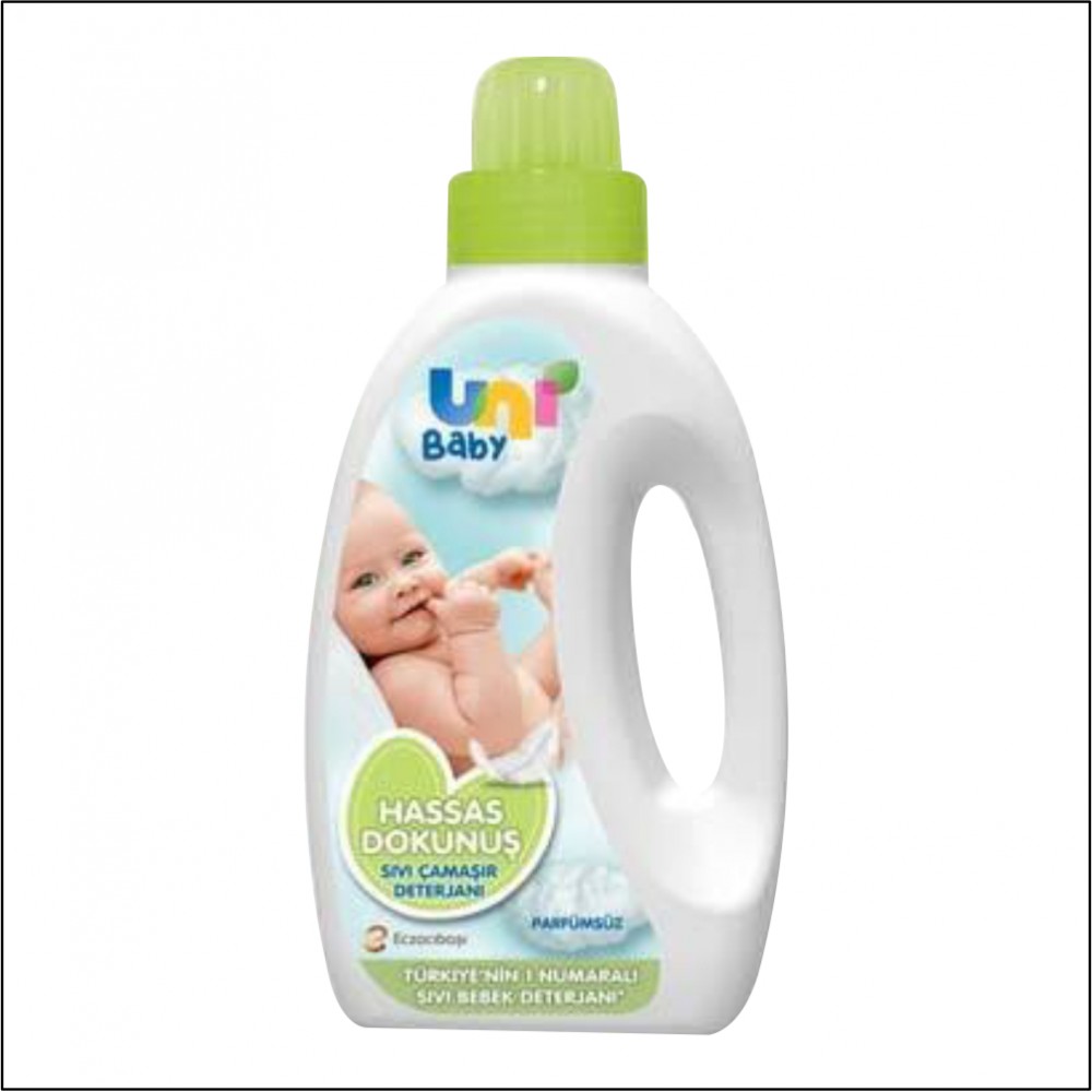 Uni Baby Hassas Dokunuş Sıvı Çamaşır Deterjanı Parfümsüz Uni Baby Hassas Dokunuş Sıvı Çamaşır Deterjanı Parfümsüz