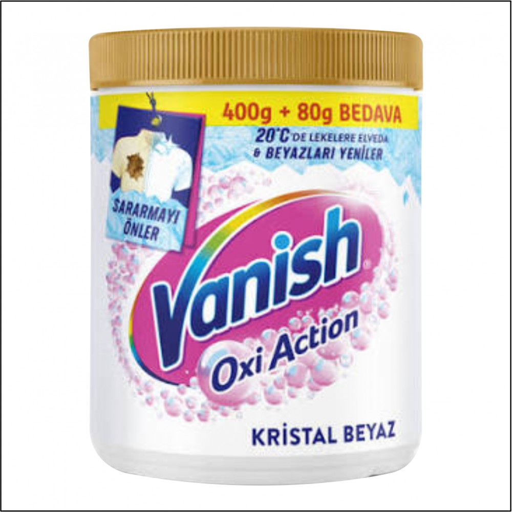 Vanish Oxi Action Kristal Beyaz Leke Çıkarıcı - 400gr Vanish Oxi Action Kristal Beyaz Leke Çıkarıcı - 400gr