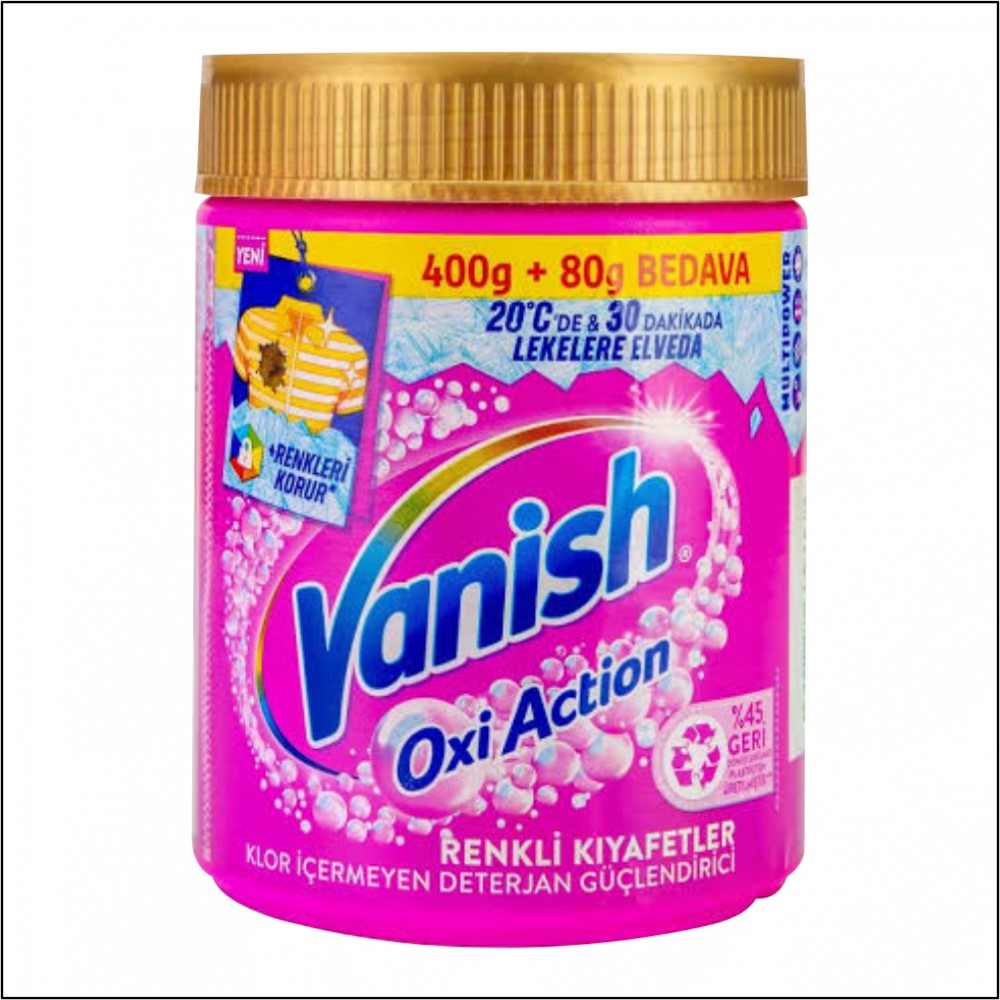 Vanish Oxi Action Leke Çıkarıcı Renkliler - 400gr Vanish Oxi Action Leke Çıkarıcı Renkliler - 400gr