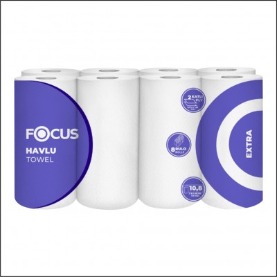 Focus Extra Havlu Kağıt - 8 Rulo