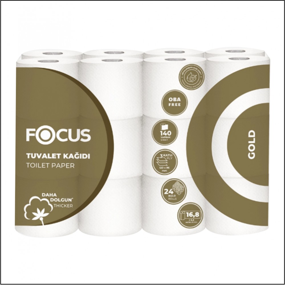 Focus Gold Tuvalet Kağıdı - 24 Rulo