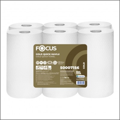 Focus Gold Quick Sensörlü Havlu Kağıt - 3,05 Kg - 6 Rulo 