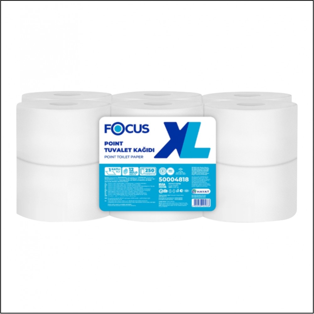 Focus Xl Point İçten Çekmeli Tuvalet Kağıdı - 12 Rulo