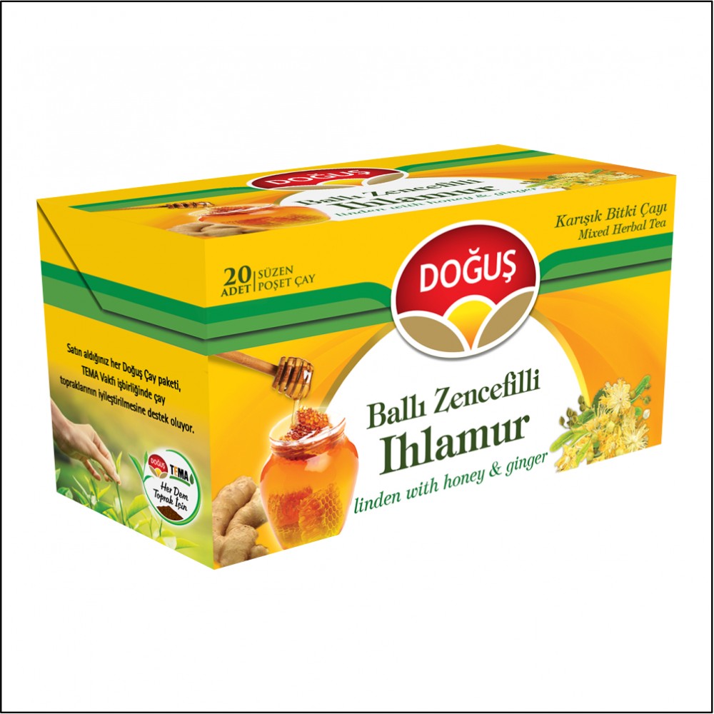 Doğuş Poşet Çay - Ballı Zencefilli Ihlamur Çayı