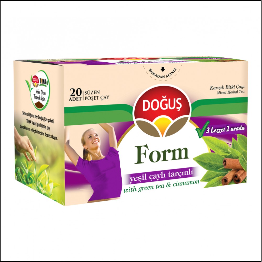 Doğuş Poşet Çay - Yeşil Çaylı Tarçınlı