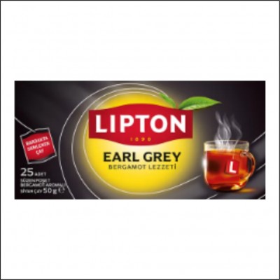Lipton Early Grey Bergamot Lezzetli Sallama Çay - 25'li