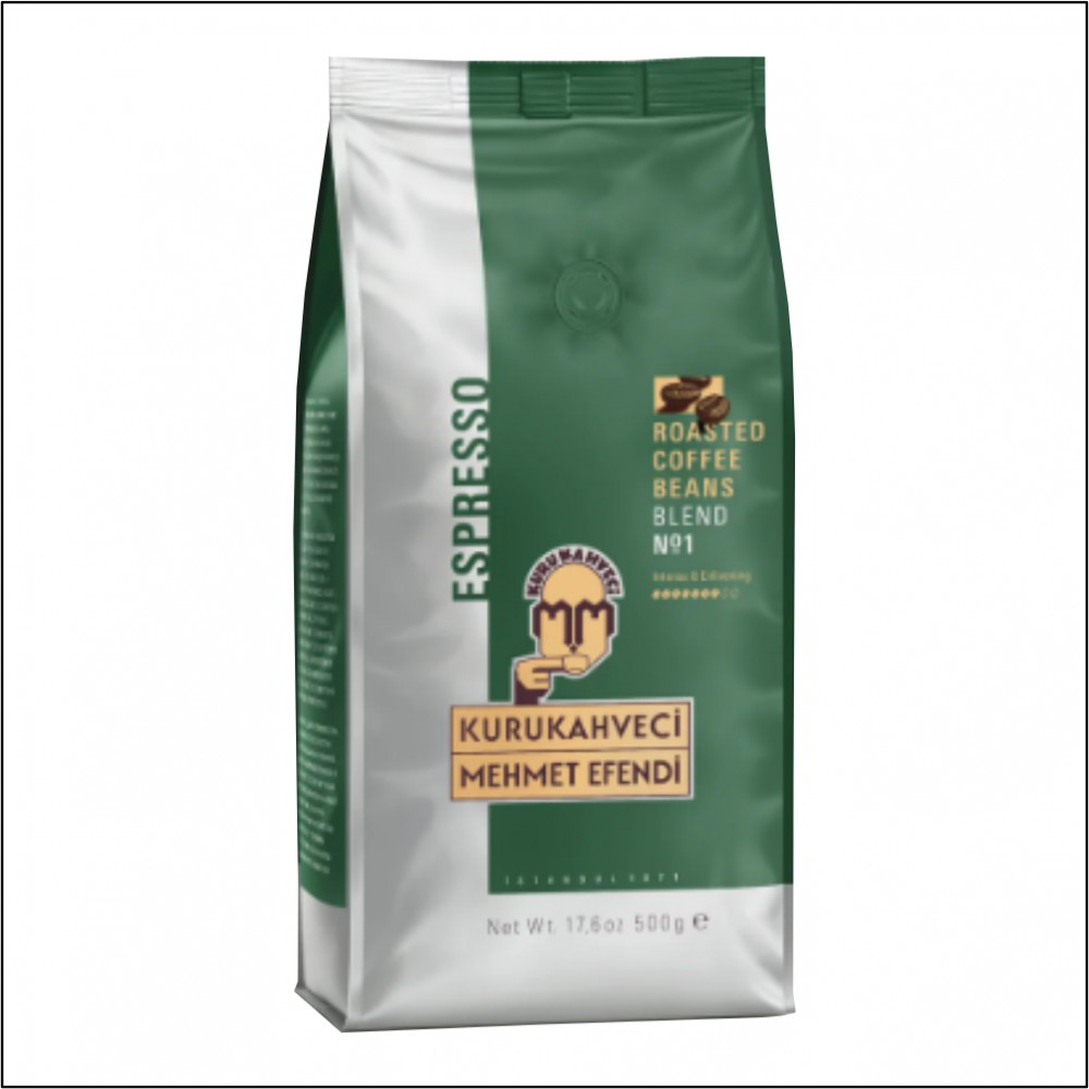 Mehmet Efendi Espresso Roasted Coffee Beans Blend No:1 - 500gr