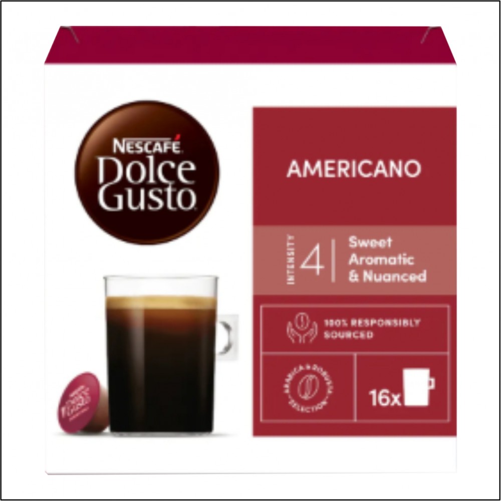 Nescafe Dolce Gusto Americano Sweet Aromatik Nuanced Nescafe Dolce Gusto Americano Sweet Aromatik Nuanced