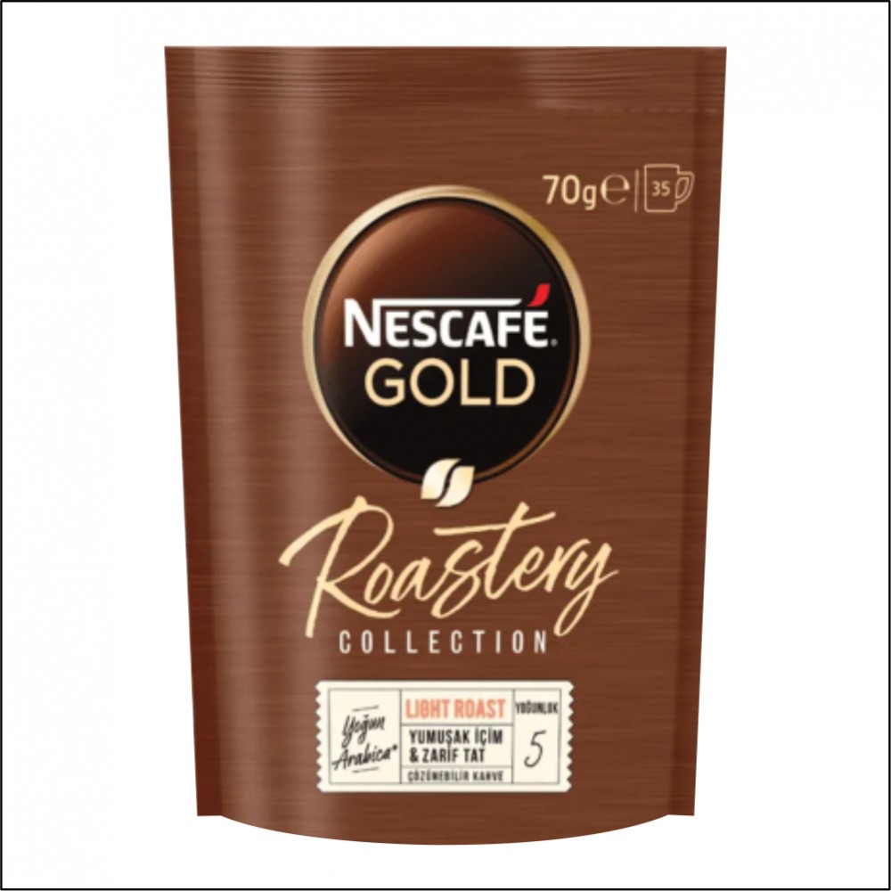 Nescafe Gold Roastrey Collection Yoğunluk 5 - 70gr Nescafe Gold Roastrey Collection Yoğunluk 5 - 70gr