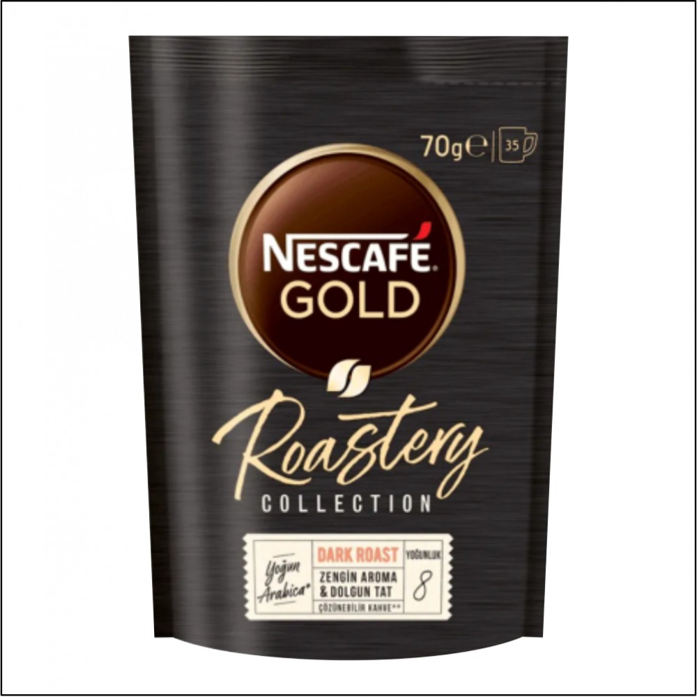 Nescafe Gold Roastrey Collection Yoğunluk 8 - 70gr Nescafe Gold Roastrey Collection Yoğunluk 8 - 70gr
