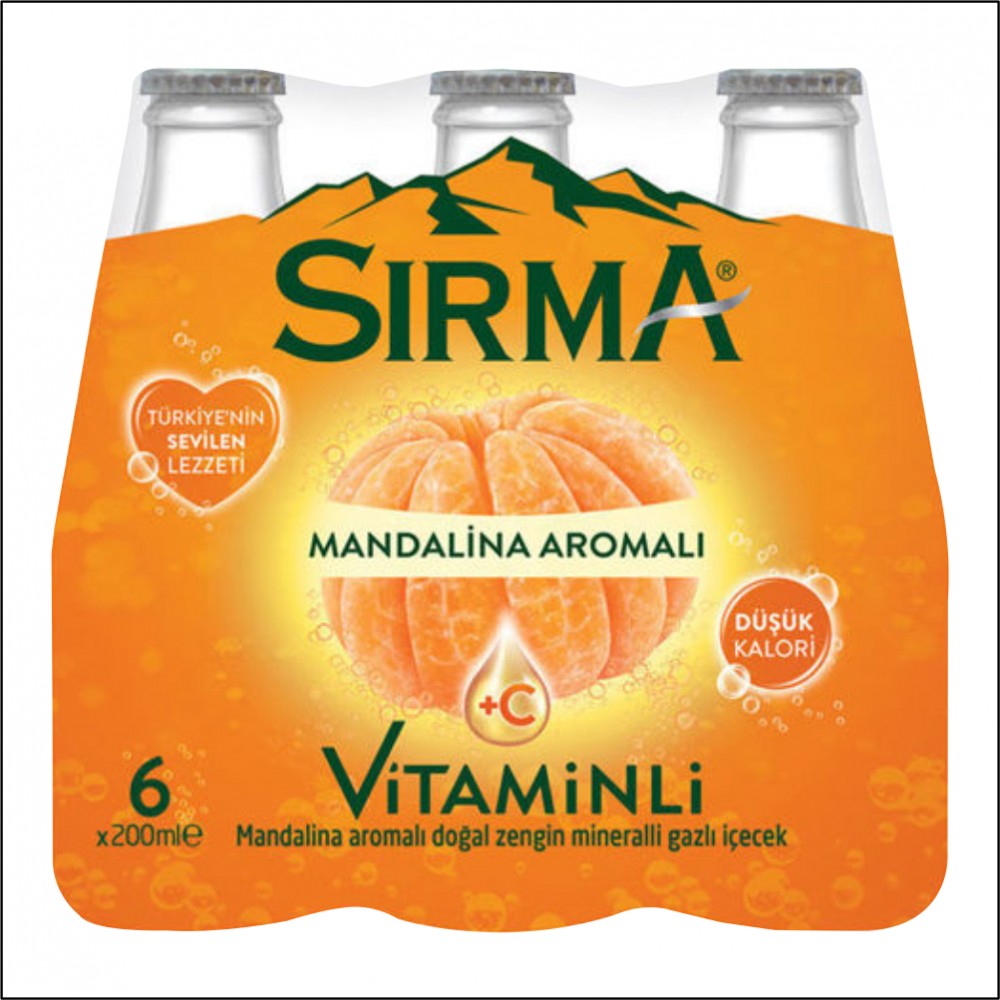 Soda - Sırma - Mandalina Aromalı Soda - Sırma - Mandalina Aromalı