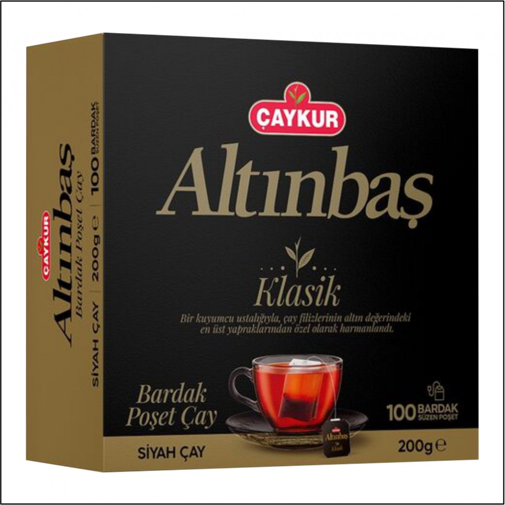 Çaykur Altınbaş Klasik Bardak Poşet Çay - 100'lü