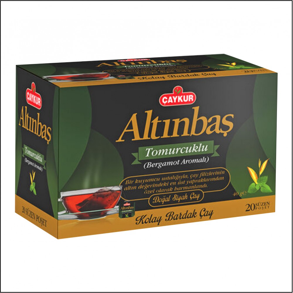 Çaykur Altınbaş Tomurcuklu Bergamot Aromalı Bardak Çay - 20'lı
