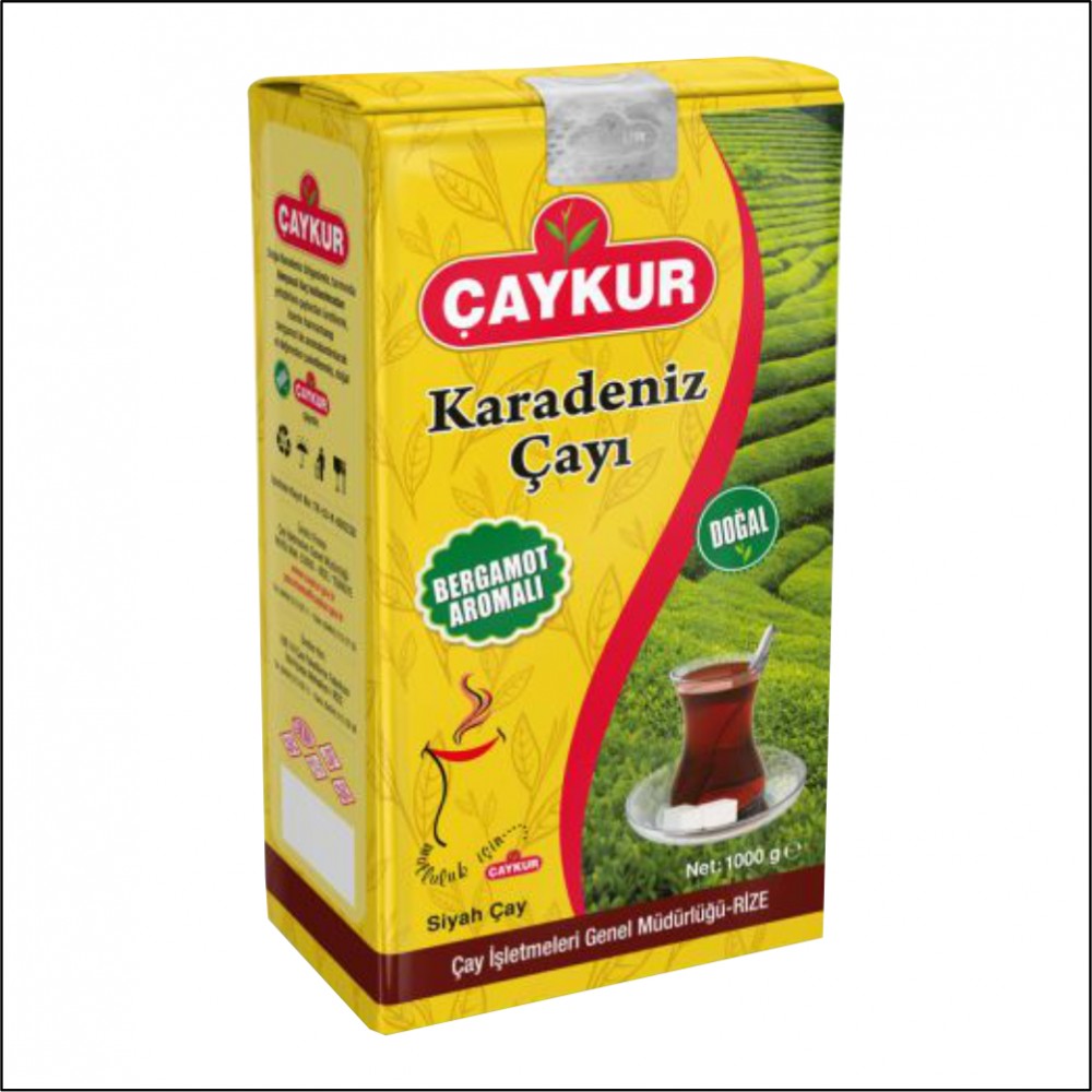 Çaykur Karadeniz Bergamot Aromalı Siyah Çay - 1000gr