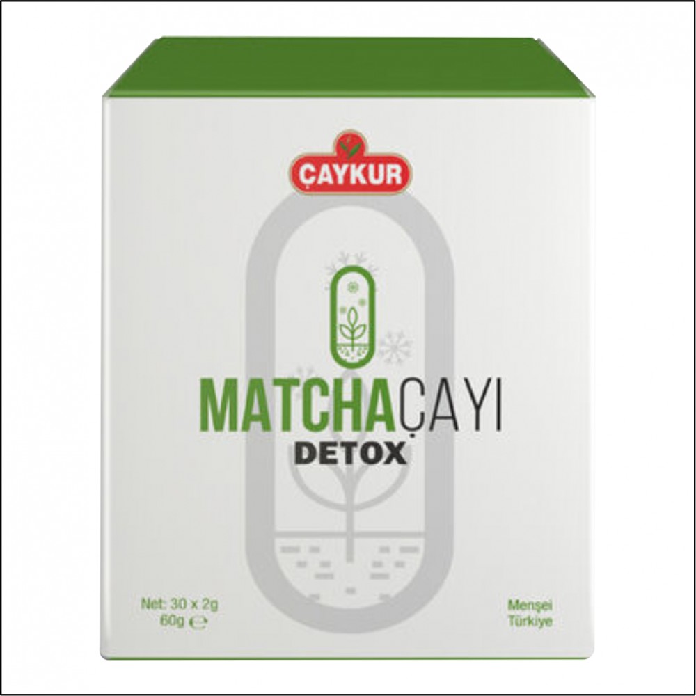 Çaykur Matcha Detox Çayı - 60gr Çaykur Matcha Detox Çayı - 60gr