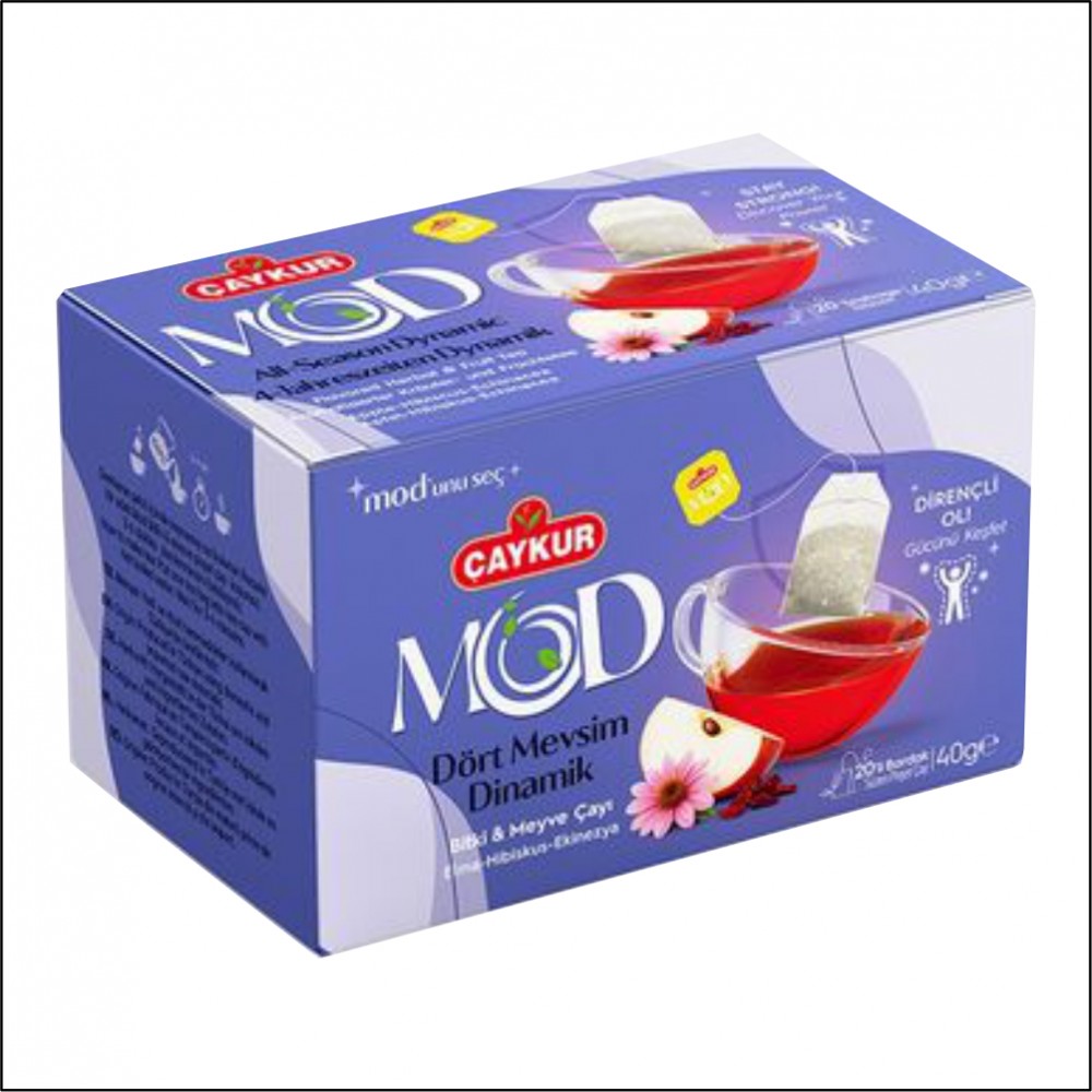 Çaykur Mod Dört Mevsim Dinamik Bitki Meyve Çayı - 20'li