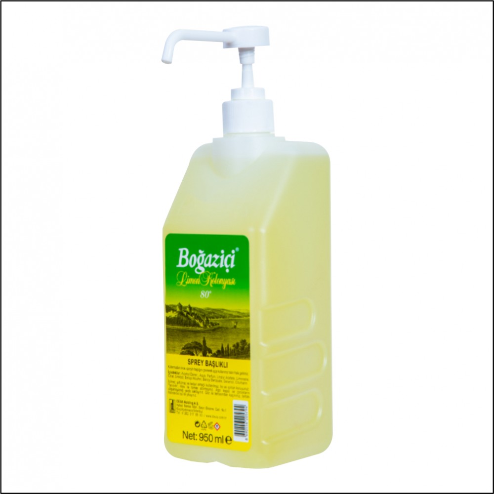 Kolonya - Boğaziçi - Limon - Pompalı - 950ml