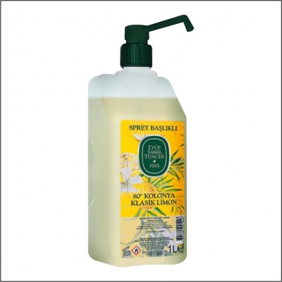 Kolonya - Eyüp Sabri Tuncer - Limon - Pompalı - 1lt Kolonya - Eyüp Sabri Tuncer - Limon - Pompalı - 1lt
