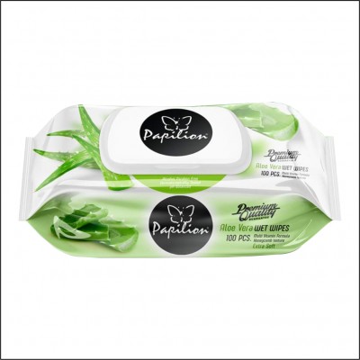 Islak Mendil - Papilion - Aloevera - 100'lü