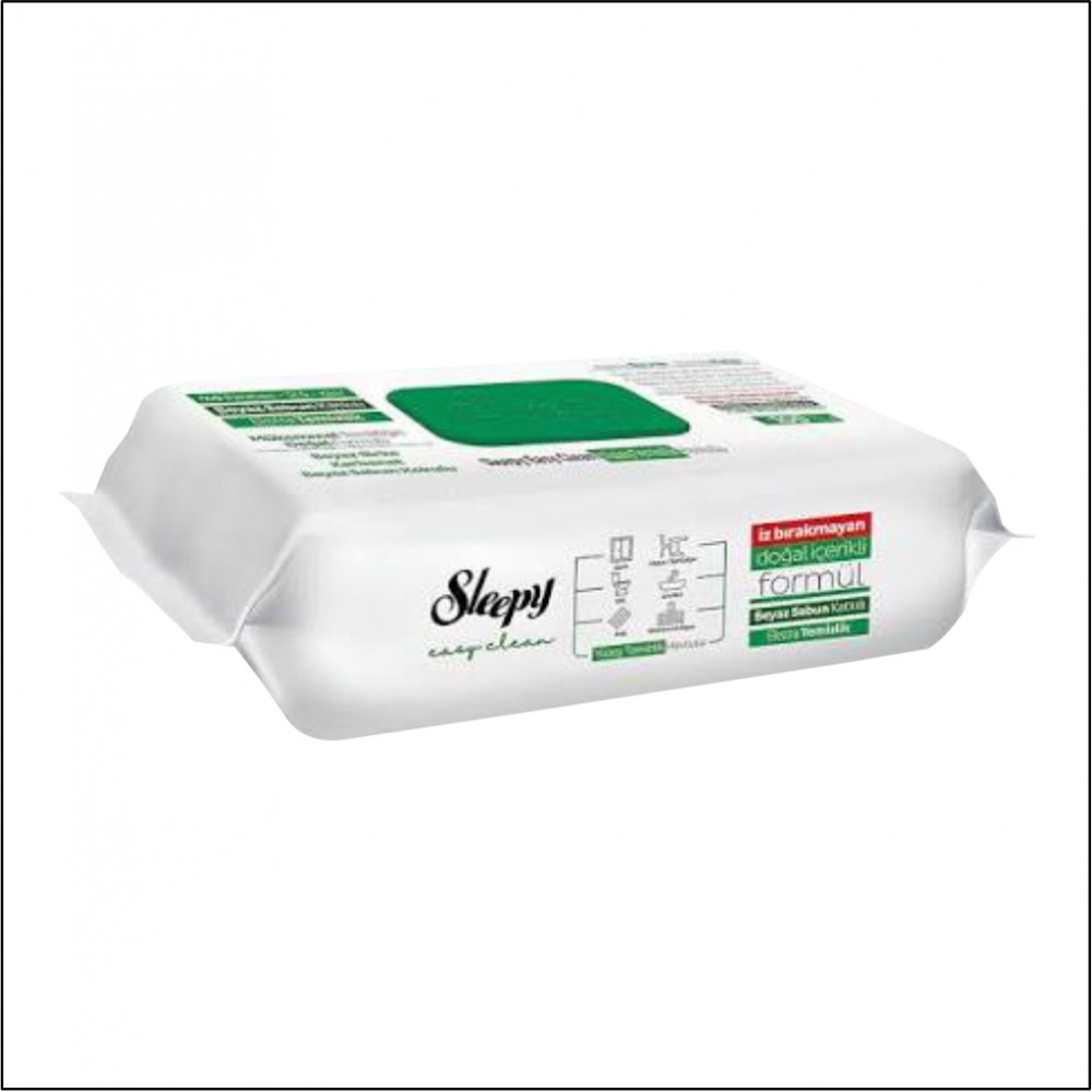 Yüzey Temizleyici - Sleepy - Beyaz Sabun - 100'lü