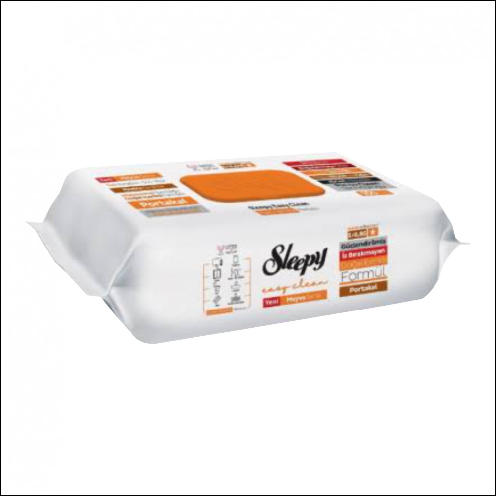 Yüzey Temizleyici - Sleepy - Portakal - 100'lü