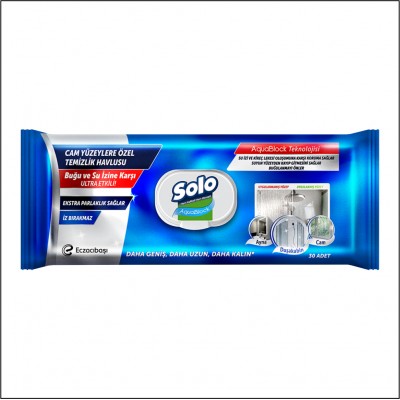 Islak Mendil - Solo - Aqua Block - 30'lu
