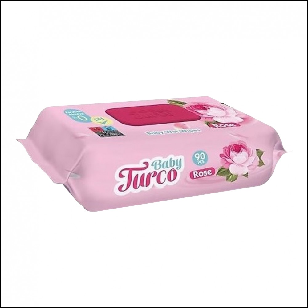 Islak Mendil - Turco Baby - Rose - 90'lı Islak Mendil - Turco Baby - Rose - 90'lı