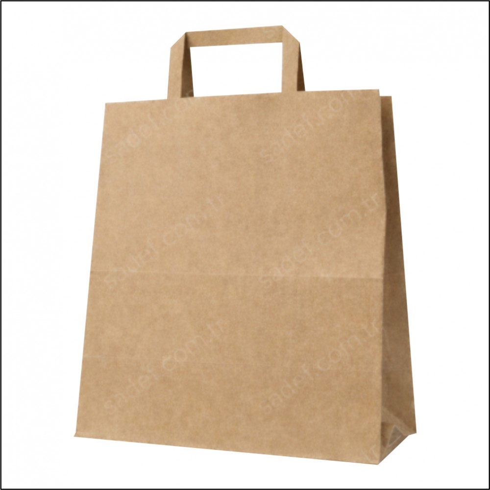 Kraft Saplı 28x28x16 Çanta