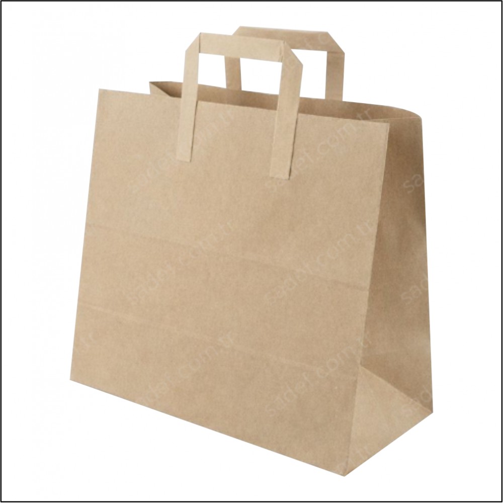 Kraft Saplı 32x32x20 Çanta