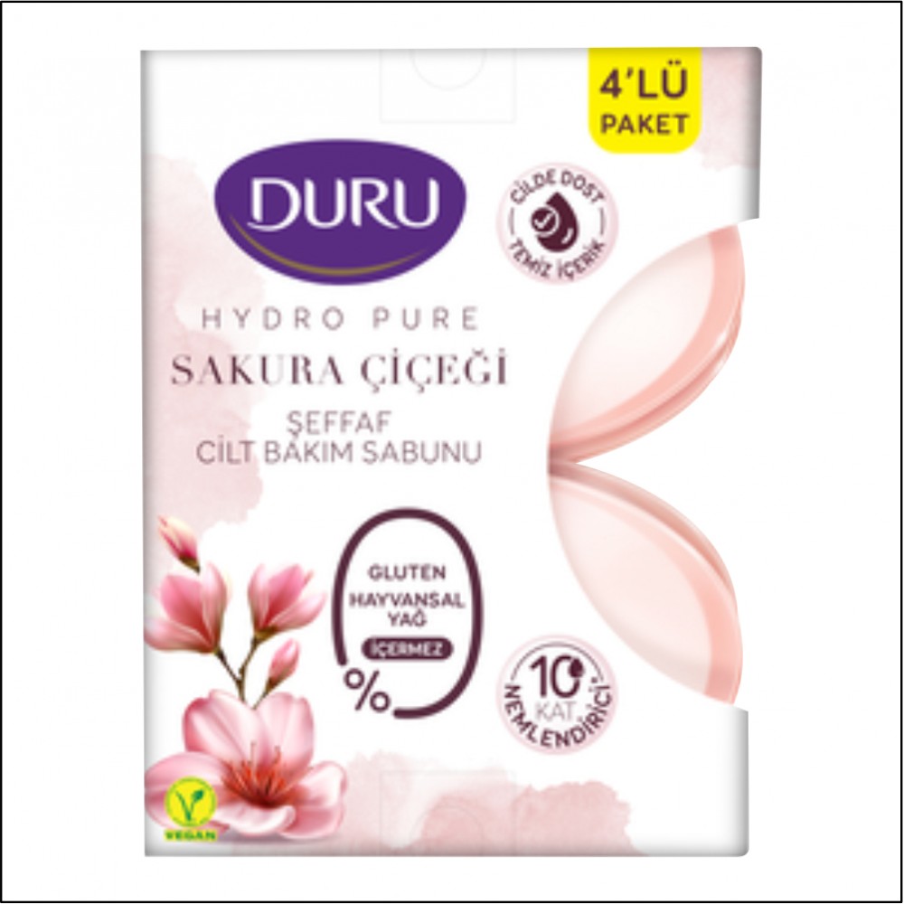 Katı Sabun - Duru - Sakura Çiçeği Katı Sabun - Duru - Sakura Çiçeği