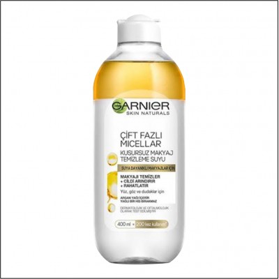 Makyaj Temizleme Suyu - Garnier - Çift Fazlı Micellar