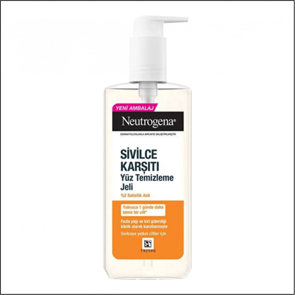 Yüz Temizleme Jeli - Neutrogena - Sivilce Karşıtı Yüz Temizleme Jeli - Neutrogena - Sivilce Karşıtı