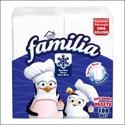Familia 1/8 Katlı Peçete