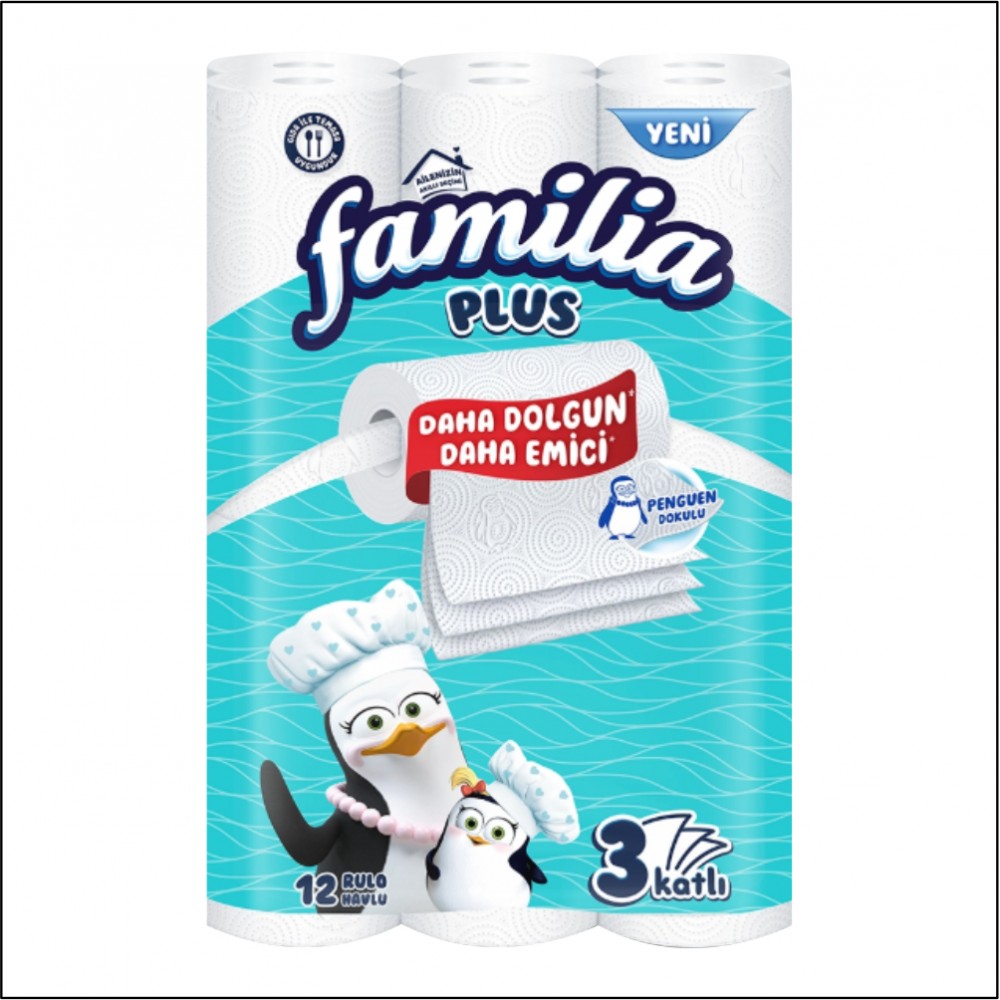 Familia Plus Kağıt Havlu - 12 Rulo