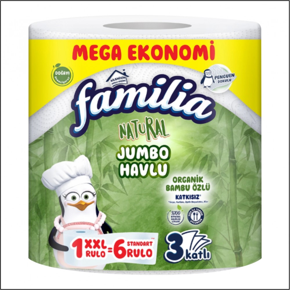 Familia Naturel Jumbo Havlu