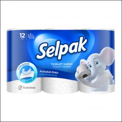 Selpak Tuvalet Kağıdı - 12 Rulo 