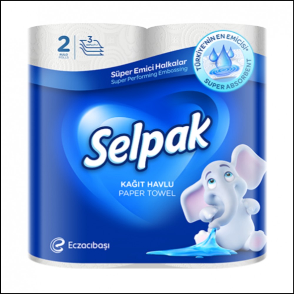 Selpak Kağıt Havlu - 2 Rulo 