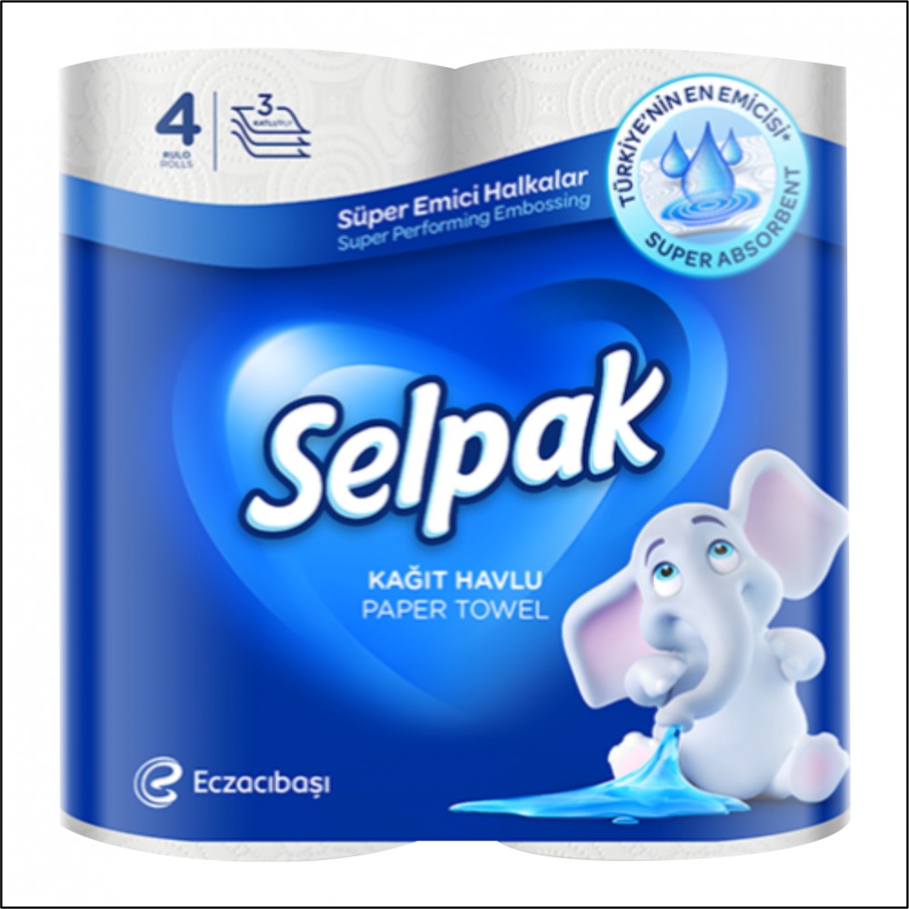 Selpak Tuvalet Kağıdı - 4 Rulo 